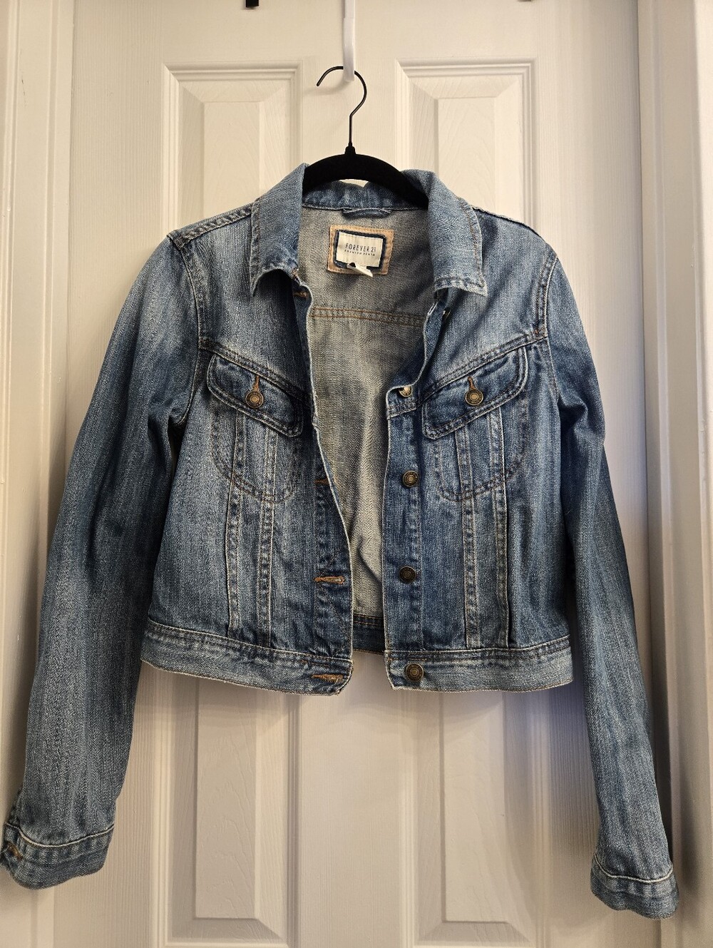 Forever 21 Light Wash Denim Jacket